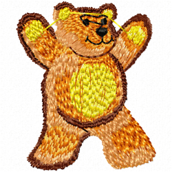 Teddy Embroidery Design 10
